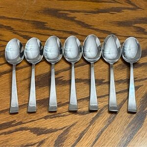 Cuisinart Julienne Stainless 7 Teaspoons Flatware Silverware 6 1/4 In